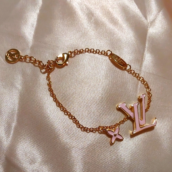 Louis Vuitton Jewelry - Louis Vuitton Pink and Gold Bracelet